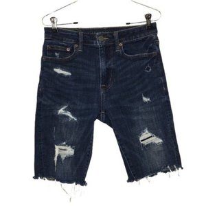 American Eagle Distressed Next Level Flex Jean Shorts